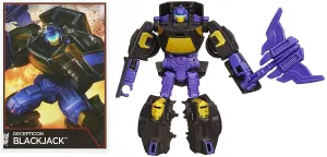 Transformers Generations Combiner Wars Legends Class Decepticon Blackjack Action Figure Top Rated Silver Coated