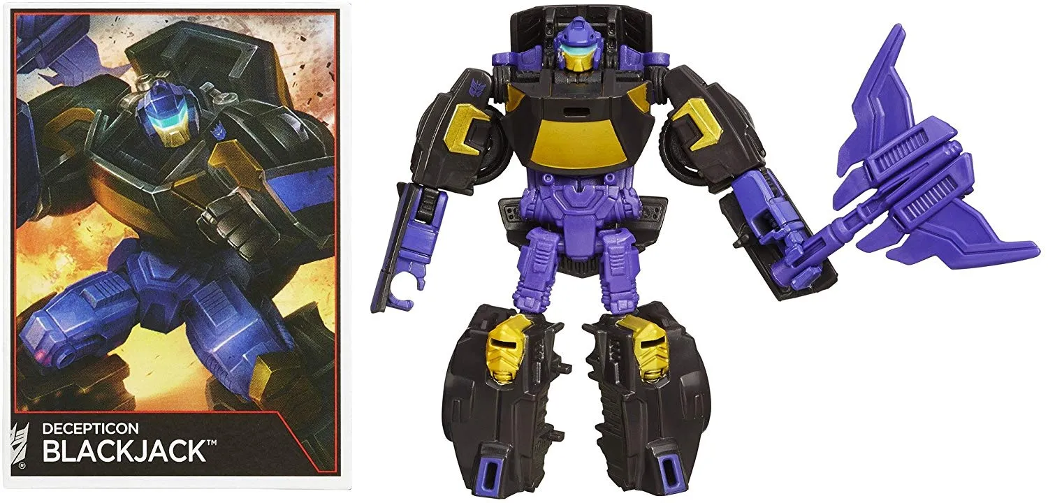 Transformers Generations Combiner Wars Legends Class Decepticon Blackjack Action Figure Top Rated Silver Coated