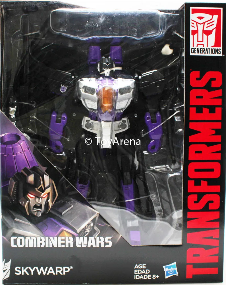 Transformers Generations Leader Combiner Wars Skywarp Action Figure Train Model