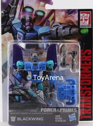 Chibi Hero Transformers Generations Power of the Primes Deluxe Class Blackwing Figure