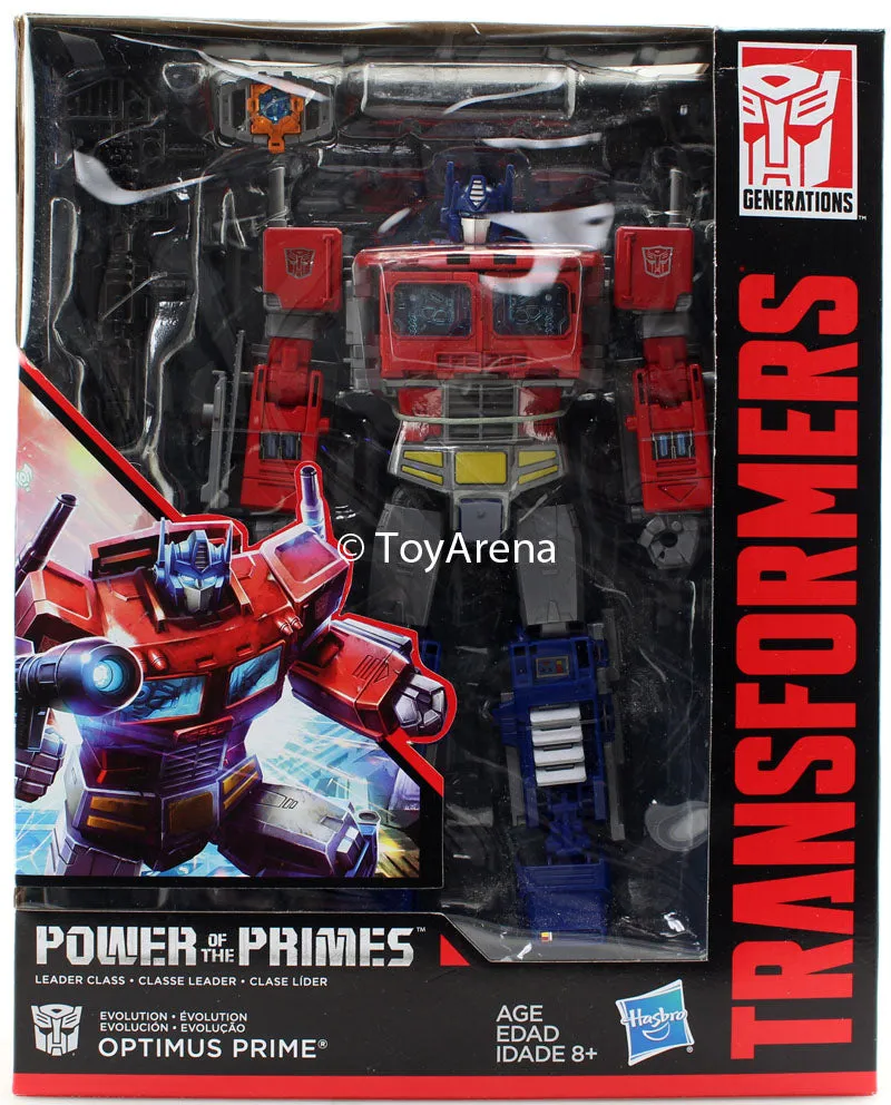 Movie Hero Transformers Generations Power of the Primes Leader Class Optimus Prime Figure