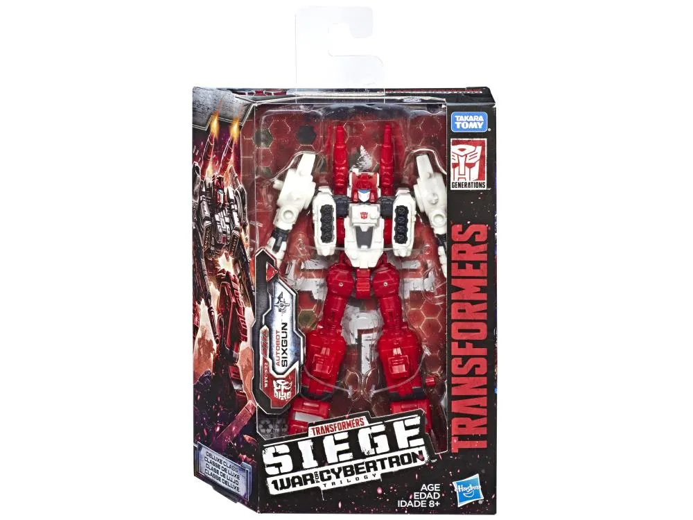 Gallery Art Transformers Generations Siege War for Cybertron Deluxe Sixgun Action Figure WFC-S22