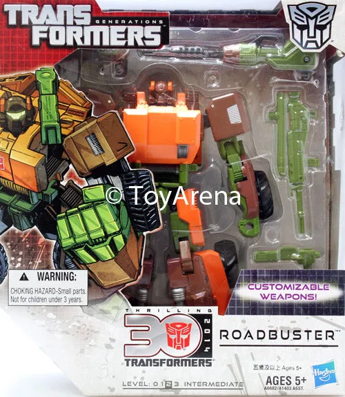 Art Statue Transformers Generations Thrilling 30 Anniversary Voyager Class Roadbuster Autobot Action Figure