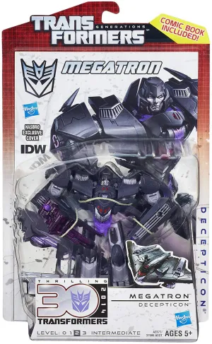 Transformers Generations Thrilling 30 Deluxe Class Megatron Action Figure Licensed Product
