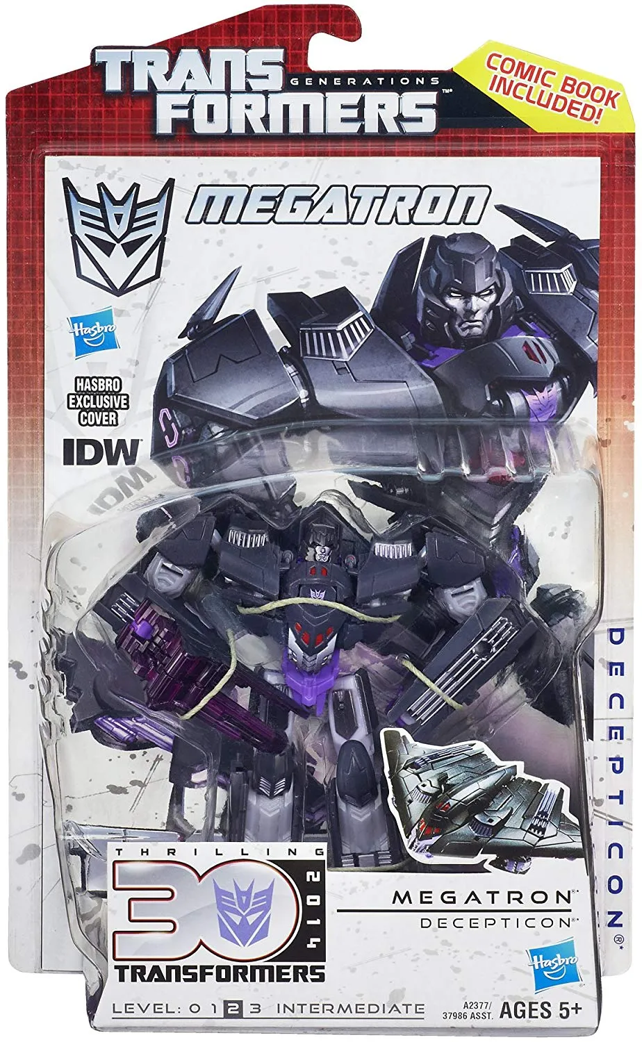 Transformers Generations Thrilling 30 Deluxe Class Megatron Action Figure Licensed Product
