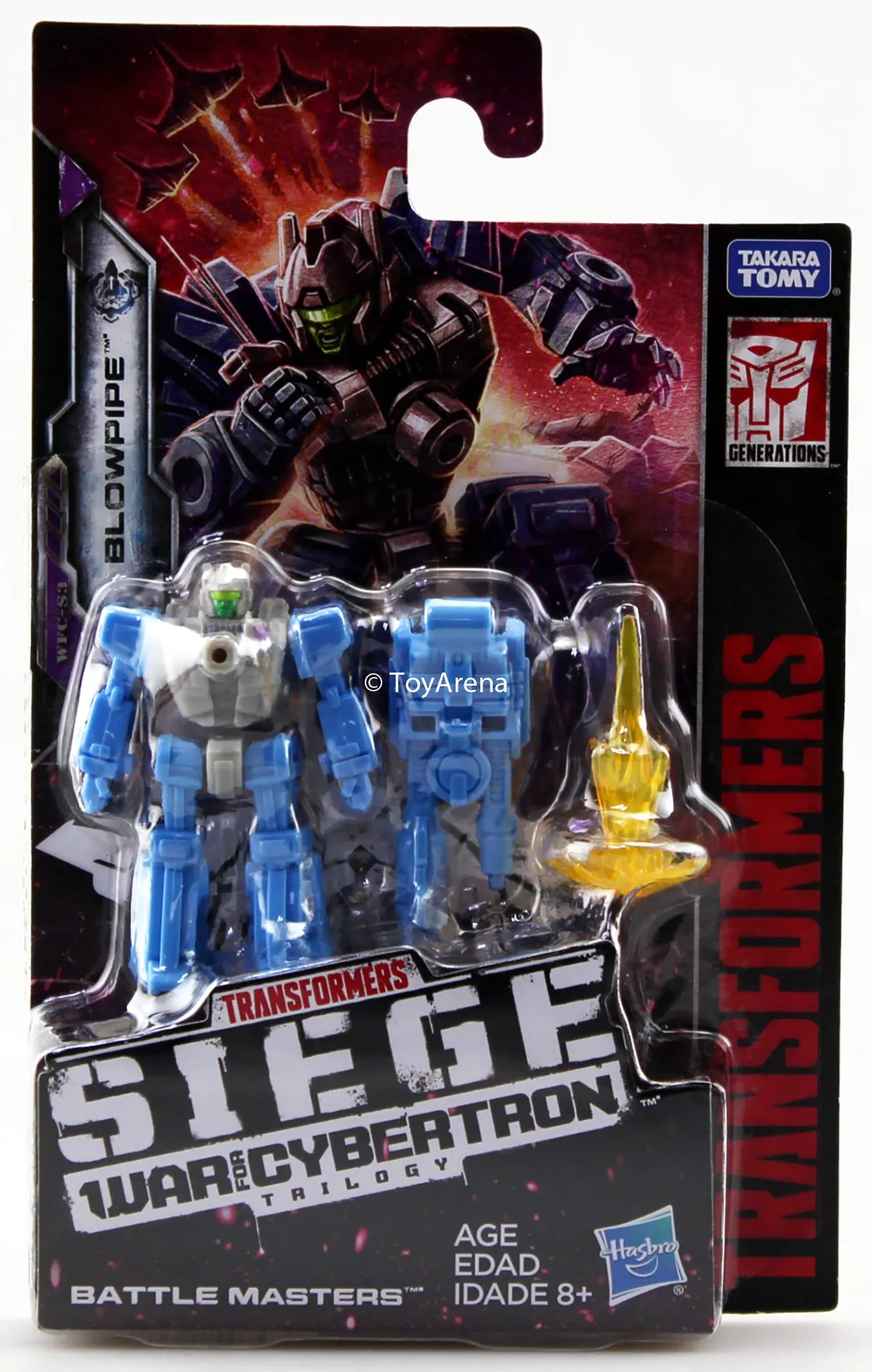 Transformers Generations War For Cybertron: Siege Battle Master Blowpipe Action Figure WFC-S3 Miniature Statue