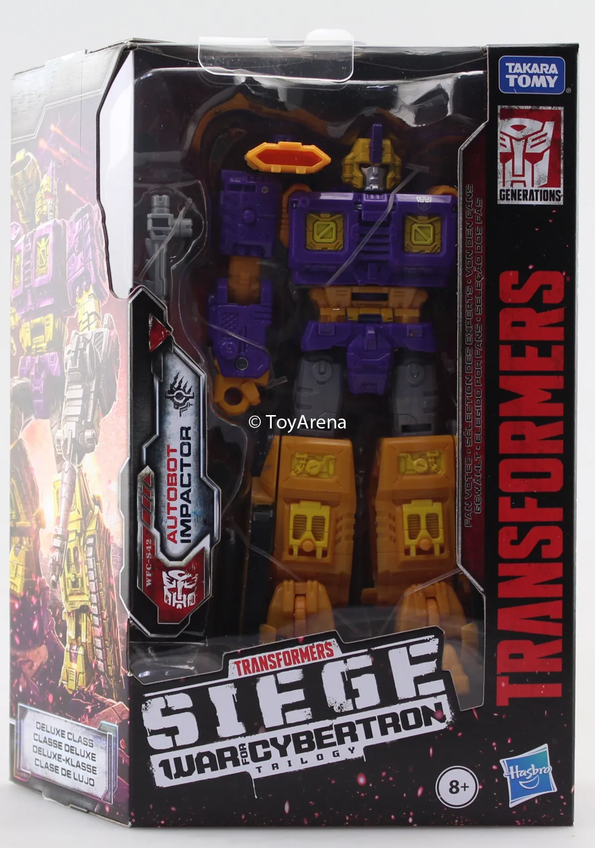Transformers Generations War For Cybertron: Siege Deluxe Impactor Action Figure WFC-S42 Seasonal Decor