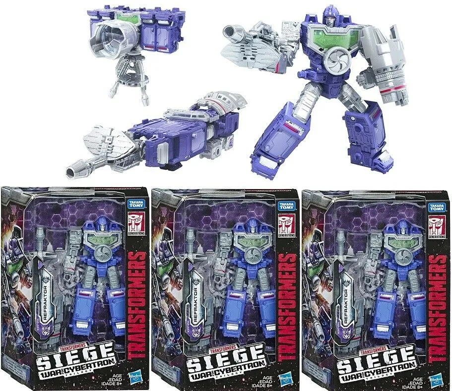 Cute Animal Book Character Transformers Generations War For Cybertron: Siege Deluxe Refraktor (Reflector) Action Figure Set of 3 WFC-S36