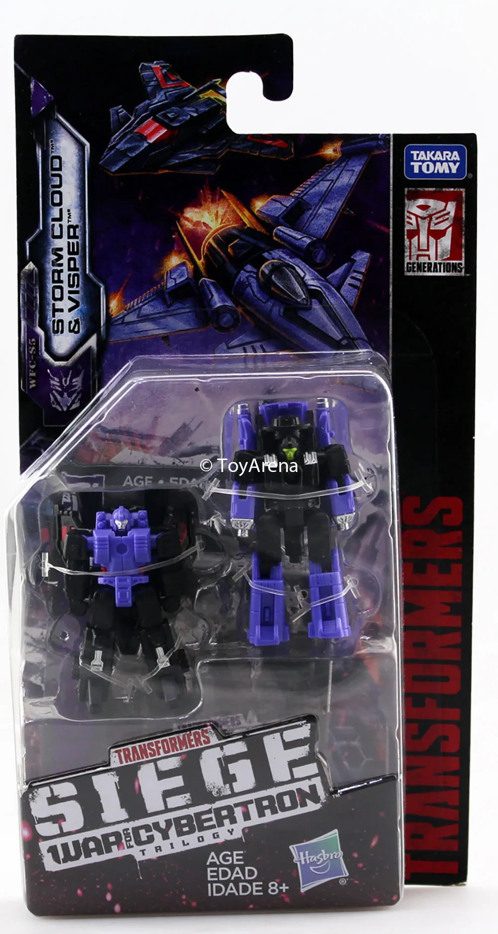Vehicle Replica Art Hero Transformers Generations War For Cybertron: Siege Micromasters Storm Cloud & Visper Action Figure WFC-S5