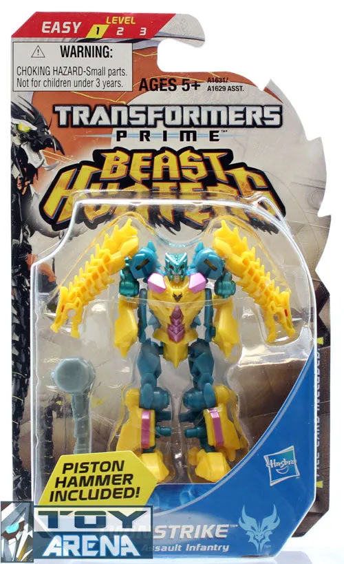 Fast shipping Transformers Prime Beast Hunters #002 Twinstrike Predacon Legion Class Series 3