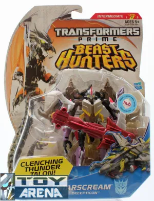 Weapon Prop Retro Game Transformers Prime Beast Hunters #005 Starscream Deluxe Class Decepticon Series 2