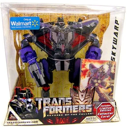 Resin Statue Collector's Album Transformers ROTF Voyager Skywarp - Walmart Exclusive