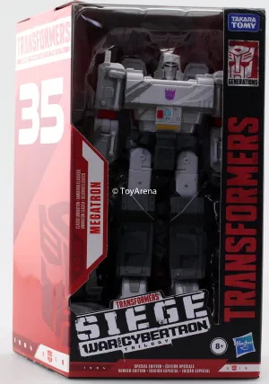 Transformers War for Cybertron Siege Voyager 35th Anniversay Megatron Exclusive Action Figure Flexible Figure
