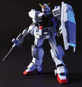 Gundam 1/144 HGUC #082 RX-79BD-3 Blue Destiny Unit 3 Model Kit Famous Painting Dinosaur Replica