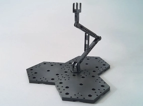 Gundam Action Base 4 Black Stand Model Kit Daily Decor