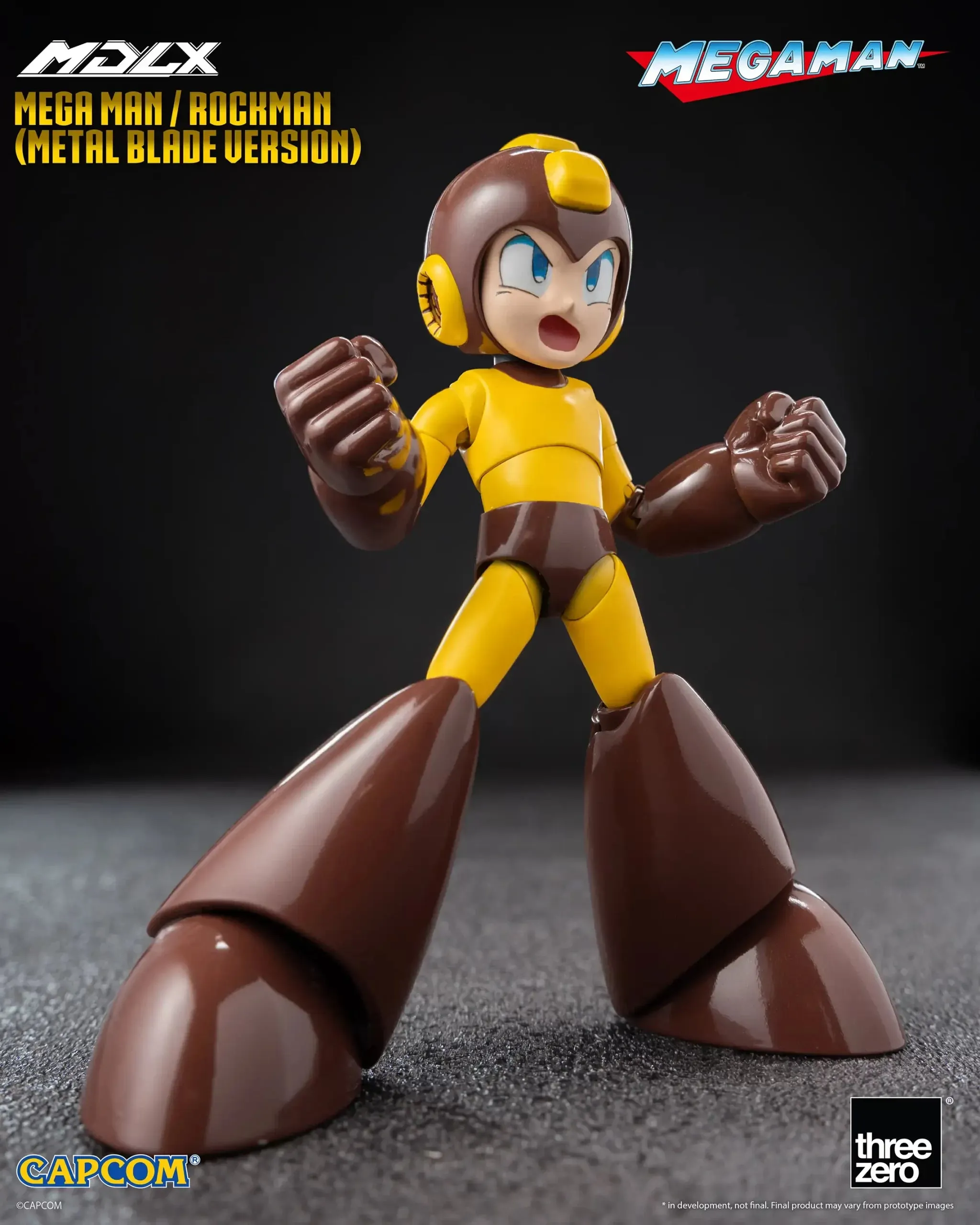 Tropical theme Character Statue ThreeZero Mega Man Rockman (Metal Blade Version) MDLX Action Figure