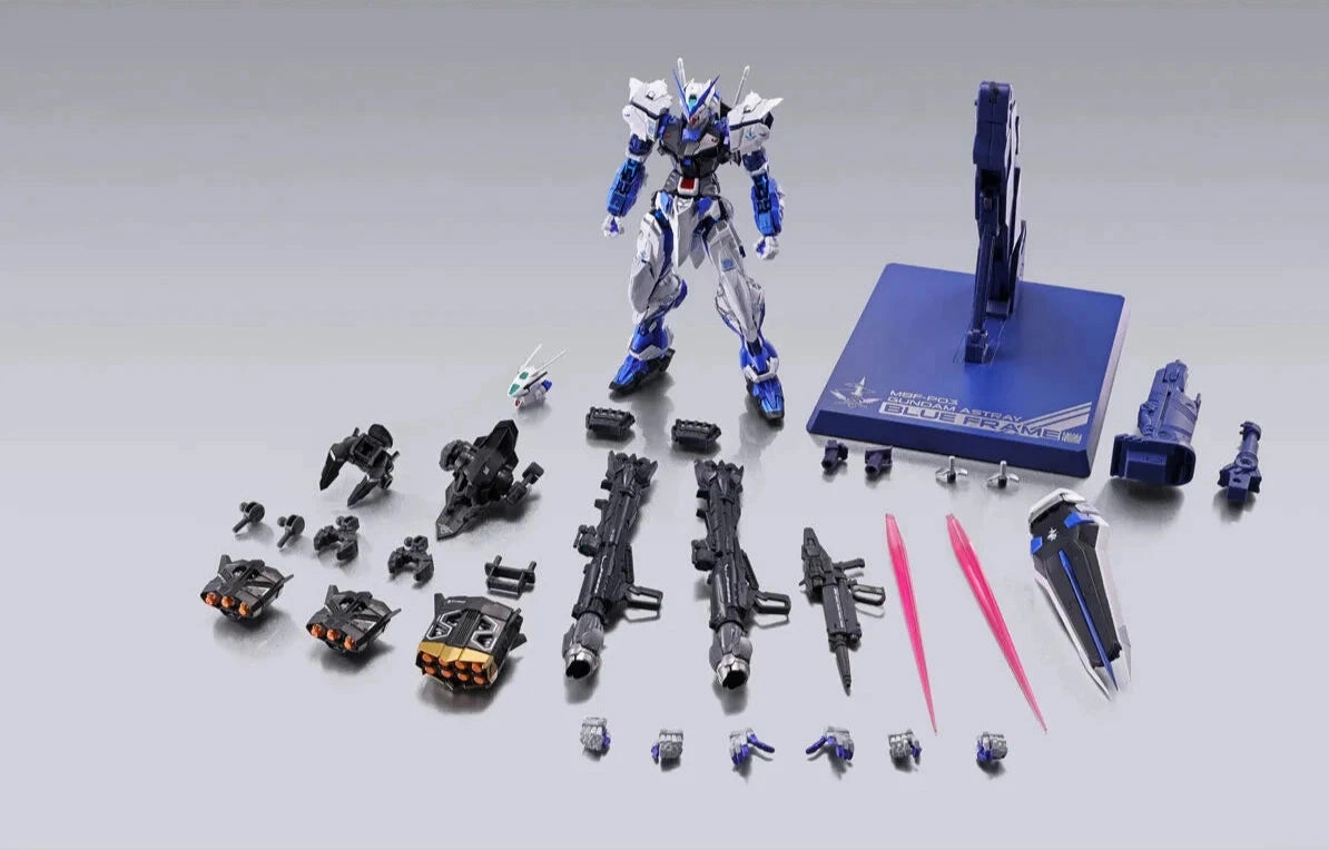 Rustic style Bandai Metal Build Gundam Seed Astray Blue Frame (Full Weapons) -Project Astray- Action Figure