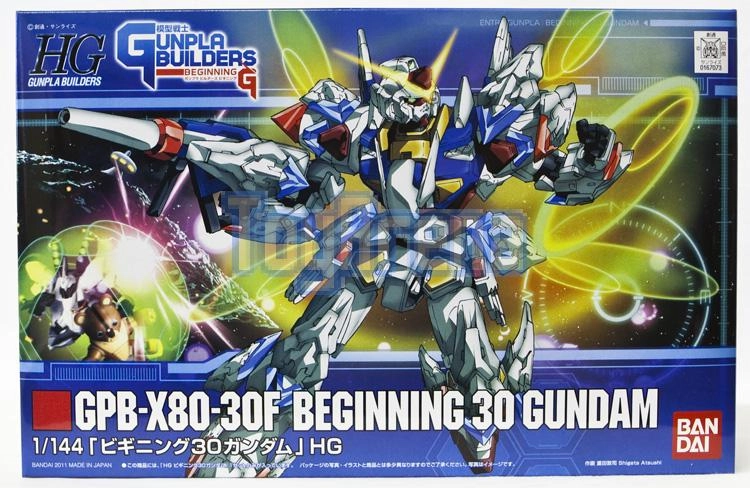 Animation Character Gunpla 1/144 HG Builders #006 GPB-X80-30F Beginning 30 Gundam Model Kit