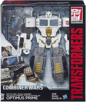 Modern Art Transformers Generations Combiner Wars Voyager Class Battle Core Optimus Prime Action Figure