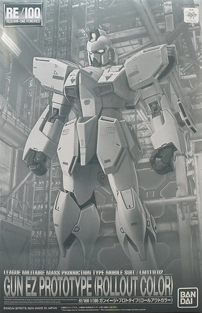 Chase Variant Gundam RE/100 Reborn Victory Gundam Gun EZ Prototype (Rollout Color) Model Kit Exclusive