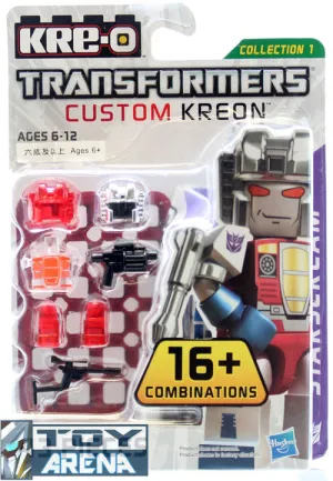 Art Deco Transformers Kre-O Starscream Custom Kreon 43 pcs. Collection 1
