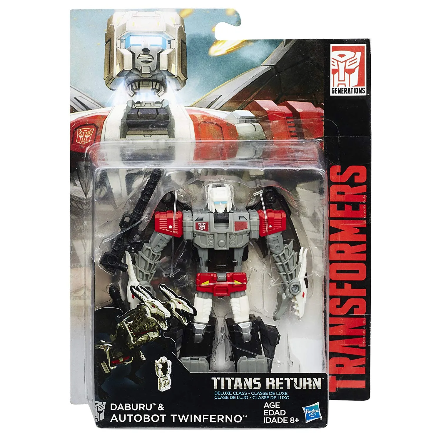 Blind Box Transformers Generations Titans Return Deluxe Class Twinferno and Daburu Figure